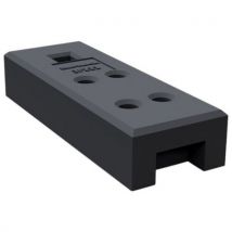 Socle Béton Pour Clôture Mobile Avec 4 Alésages-685 X 135mm
