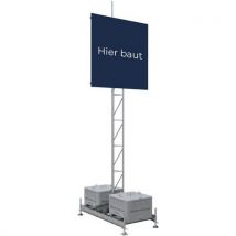 Dispositif Panneau Publicitaire Sans Spot - 2x2m