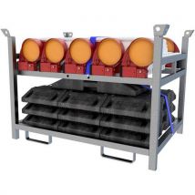 Kit Bast Sur Palette De Stockage - Film Ra2/b - Hachuré