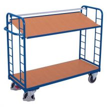 Chariot Avec 2 Étagères Mdf Décor Hêtre / Sw-640.200