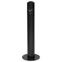 Probbax - Cendrier sur pied 12L - Gris Foncé - Hauteur 98cm - Capacité 8L - Extérieur Robuste
