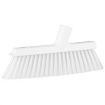 Lot de 10 - Balai Biseauté Avec Pas De Vis Incliné - 250 Mm - Blanc