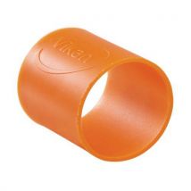 Collier D'identification En Caoutchouc - Ø26mm - Orange