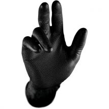 Gants Jetables En Nitrile Non Poudré Tactile - Noir - 8