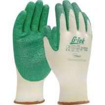 Gants De Manutention Plastique Et Coton Enduction Latex Crêpé - Taille 7