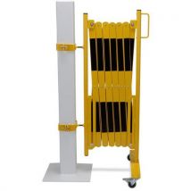 Barrière Extensible Jaune Et Noire - Kit