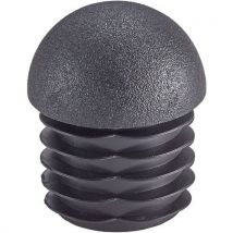 Lot De 2 Bouchons Noir - Diamètre 42