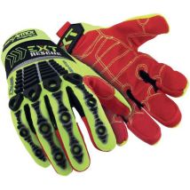 Hexarmor - Gants de désincarcération EXT Rescue 4012 - Taille 6 - Rouge/Jaune - Polyester