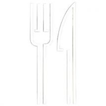 Pictogramme Restaurant - Blanc