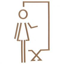 Pictogramme Salle De Réunion - Cuivré Brossé