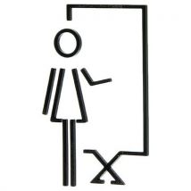 Pictogramme Salle De Réunion - Noir Satiné