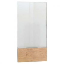 Support Signalisation Intérieure Woody A6 Vertical Chêne