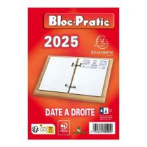 Lot de 10 - Bloc Pratic Date À Droite