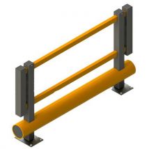 Pare-chocs Pour Piétons - Simple - 4900mm - Brandsafe