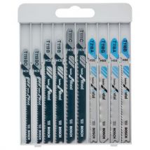 Bosch 1 Kit De 10 Lames De Scie Sauteuse Pour Bois Et Métal - Bosch