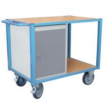 Servante À 2 Plateaux Avec Un Bloc-coffre - Charge 500kg