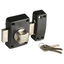 Verrou Alpha Bouton Noir - 45 Mm