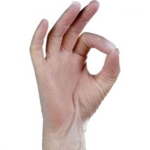 Gants Jetables En Vinyle Taille 10 Non Poudrés 100 Pcs