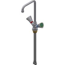 Mélangeur pivotant EF-EC en L sur table et flexible - 150mm - Métal - 1.6g - 2 ans garantie