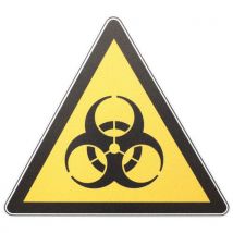 Panneau Danger - Risque Biologique - Pvc - 200 Mm
