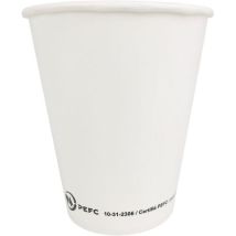 Manutan Expert - Gobelet Jaugé Carton Blanc 38 cL - Usage Alimentaire - Lot de 50