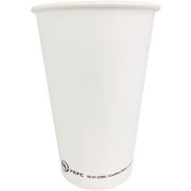 Manutan Expert - Gobelet Carton Blanc 49 cL - Ø 89 mm H 12.7 cm - Écologique et Pratique