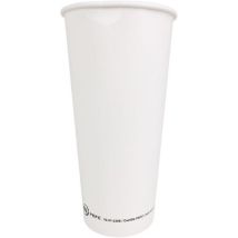 Manutan Expert - Gobelet Carton 67 cL Blanc - Ø 89 mm H 16.8 cm - Art de la table