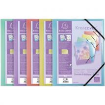 Chemise À Élastiques Pastel En Polypropylène A4