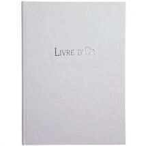 Livre D'or Classique De 1m En Blanc
