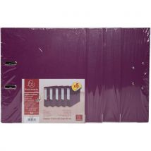 Lot De 5 Classeurs À Levier En Fushia