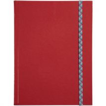 Carnet Iderama 220x170 Ligné Rouge