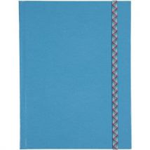 Carnet Iderama 220x170 Ligné Bleu