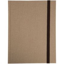 Carnet Nature 220x170 Ligné Maron Fsc