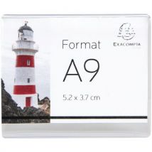 Lot De 10 Porte-étiquettes Horizontales 52x37mm (a9)