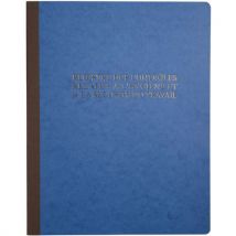 Registre De Contrôle En Bleu