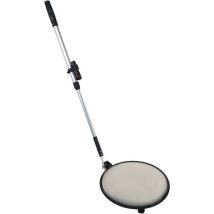 Manutan Expert - Miroir d'inspection véhicule rond Ø 300mm - Acrylique - Télescopique 2m - 3 roulettes - Garantie 10 ans