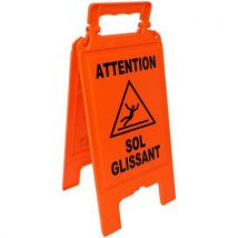 Chevalet Orange Fluo Sol Glissant