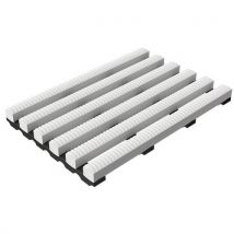 Caillebotis Heronrib 50 Cm X 10m Blanc