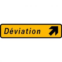 Panneau Présignalisation Déviation-1000x300mm-cl2
