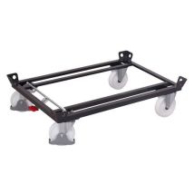 Variofit - Chariot porte-palette Anthracite - 1050 kg - Acier - Roulettes 200 mm Pivotantes et Fixes
