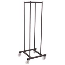 Variofit - Collecteur de plateaux roulants - Anthracite - 250 kg - 2000x700 mm - 4 roulettes pivotantes