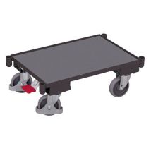 Plateau Roulant Euro Avec Plateau - Anthracite - 675x235mm