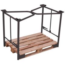 Variofit - Rehausse palette Typ 65K - Anthracite - Acier - Charge 1000 kg - 800x1200 mm