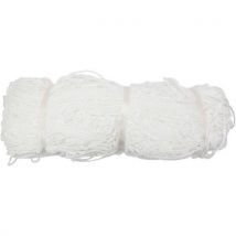 Filet But Hand Maille 5 Mm Sans Nœud - Ges - La Paire Blanc