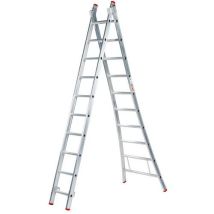 Solide - Échelle 2 éléments Aluminium 4.5m - 150kg - 5 ans Garantie
