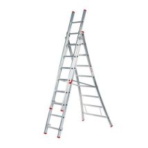 Échelle 3 Éléments / 3 X 8 Pieds Évasés Transformable