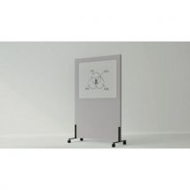 Tableau Blanc Acoustique Mobile Silva - Light Grey