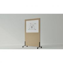Tableau Blanc Acoustique Mobile Silva - Beige
