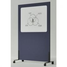 Tableau Blanc Acoustique Mobile Silva - Blue
