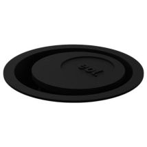 EOL - Obturateur passe-câbles bureau Ø 80 mm Noir ABS - 60% recyclé - Éco-responsable